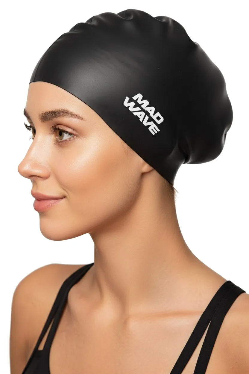 Long Hair Silicone Swim Cap