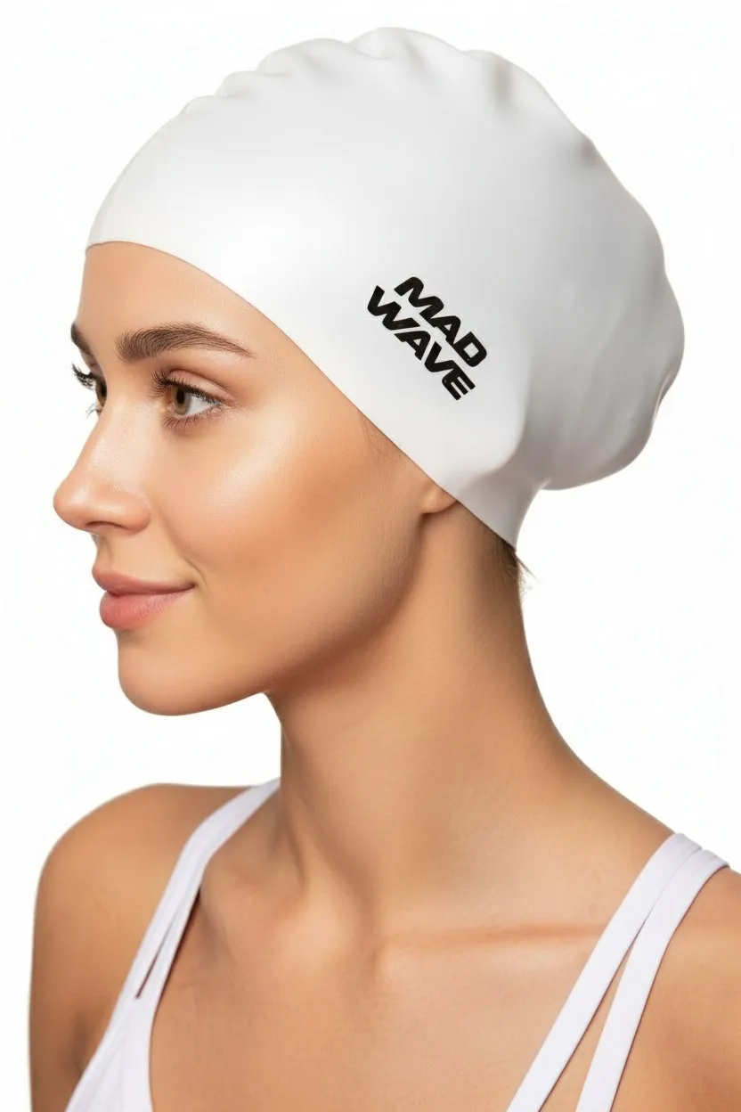 Long Hair Silicone Swim Cap