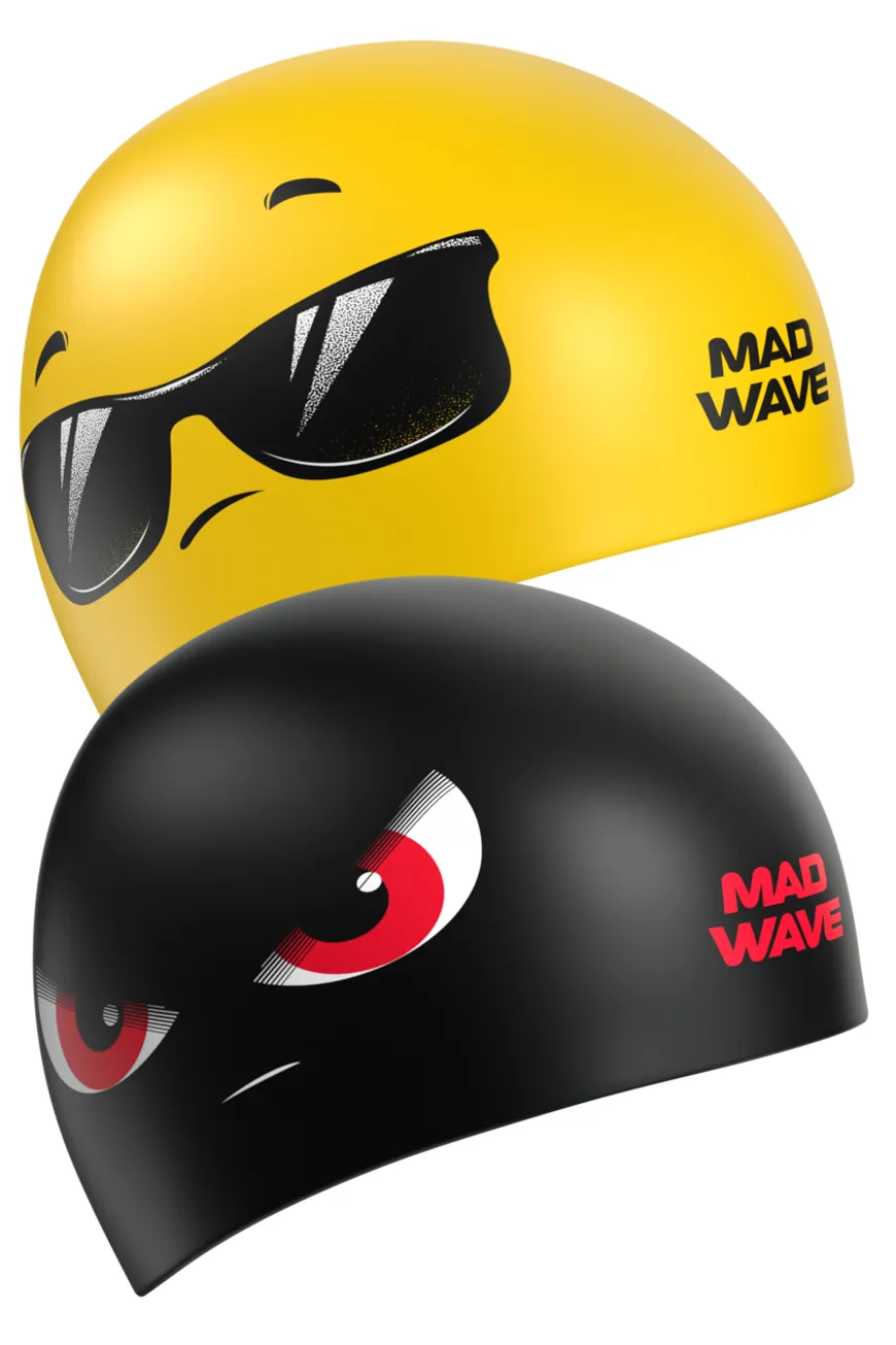 Reversible Eyes Swim Cap