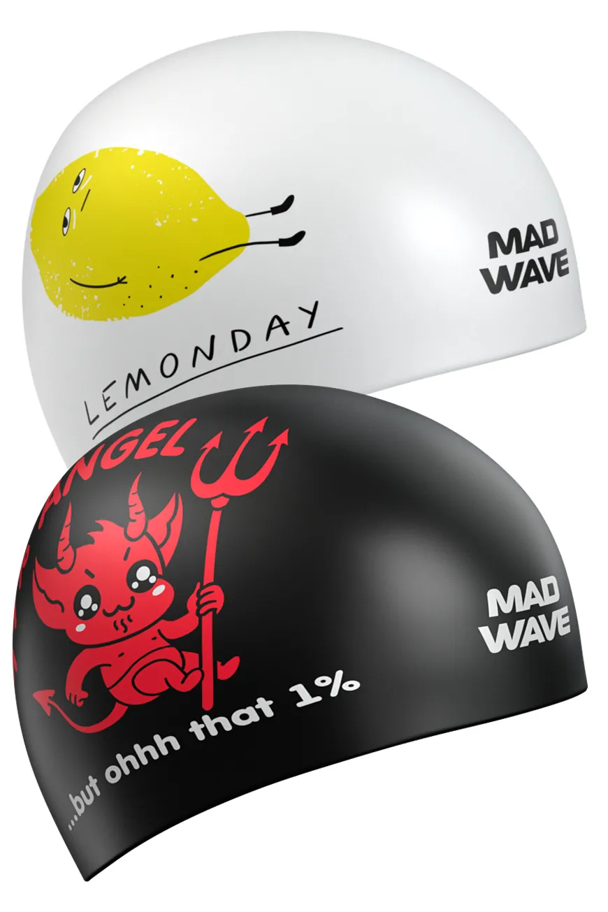 Reversible Lemonday Swim Cap