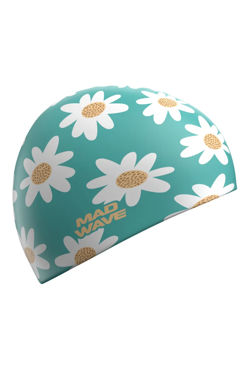 Daisy Silicone Swim Cap